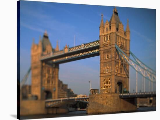 Tower Bridge, London, England-Walter Bibikow-Stretched Canvas