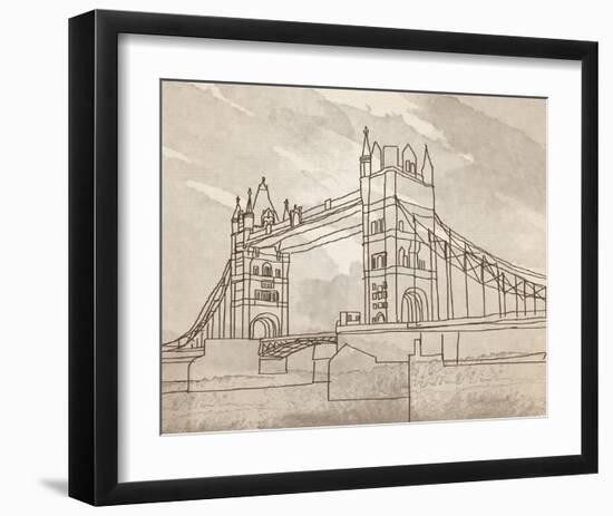 Tower Bridge, London-Irena Orlov-Framed Art Print