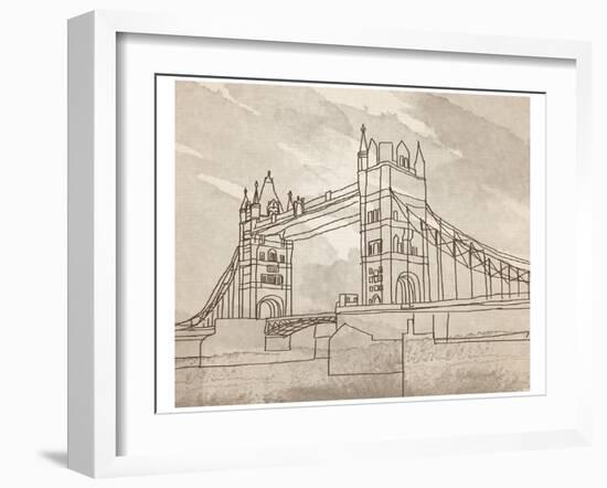 Tower Bridge, London-Irena Orlov-Framed Art Print