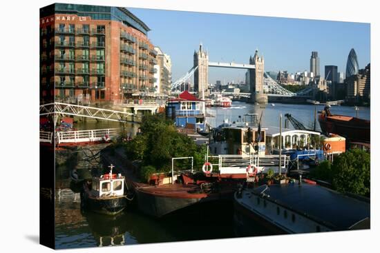 Tower Bridge, London-Peter Thompson-Stretched Canvas