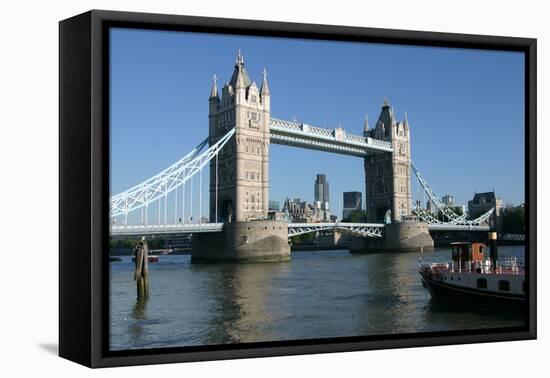 Tower Bridge, London-Peter Thompson-Framed Stretched Canvas