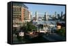 Tower Bridge, London-Peter Thompson-Framed Stretched Canvas