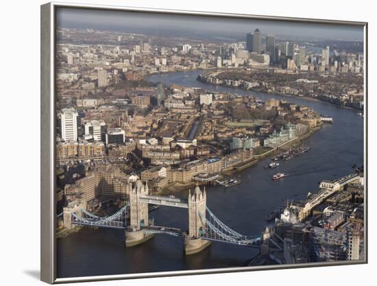 Tower Bridge London-Charles Bowman-Framed Photographic Print