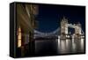 Tower Bridge London-Charles Bowman-Framed Stretched Canvas