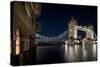 Tower Bridge London-Charles Bowman-Stretched Canvas