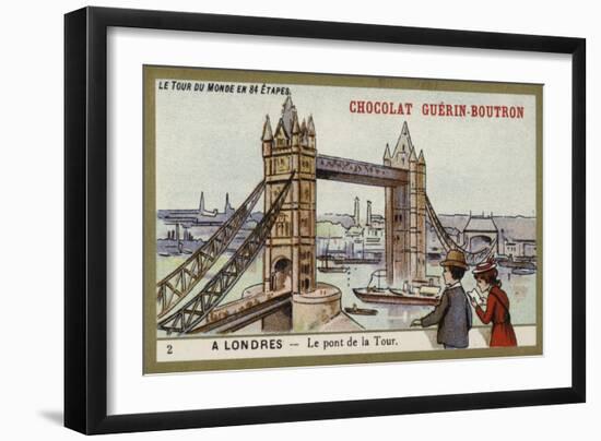 Tower Bridge, London-null-Framed Giclee Print