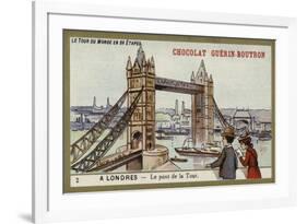 Tower Bridge, London-null-Framed Giclee Print