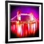 Tower Bridge Night, London-Tosh-Framed Art Print