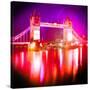 Tower Bridge Night, London-Tosh-Stretched Canvas