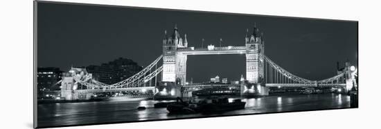 Tower Bridge Night-John Harper-Mounted Giclee Print