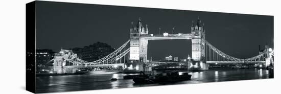 Tower Bridge Night-John Harper-Stretched Canvas