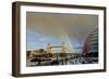 Tower Bridge Rainbow-Charles Bowman-Framed Photographic Print