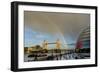 Tower Bridge Rainbow-Charles Bowman-Framed Photographic Print