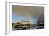 Tower Bridge Rainbow-Charles Bowman-Framed Photographic Print