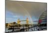 Tower Bridge Rainbow-Charles Bowman-Mounted Photographic Print