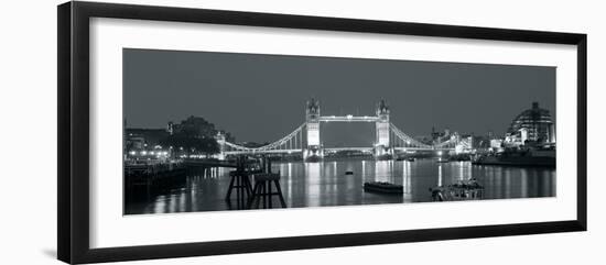 Tower Bridge Reflections-John Harper-Framed Giclee Print