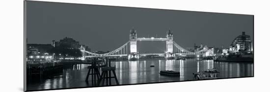 Tower Bridge Reflections-John Harper-Mounted Giclee Print