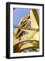 Tower Bridge, Sacramento, California-demerzel21-Framed Premium Photographic Print