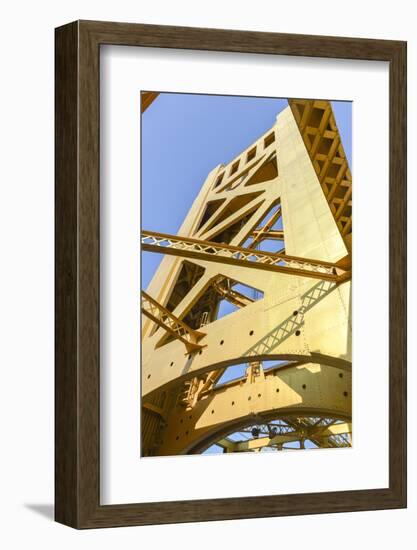 Tower Bridge, Sacramento, California-demerzel21-Framed Photographic Print