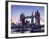 Tower Bridge, Shard and City Hall, London, England, United Kingdom, Europe-Charles Bowman-Framed Photographic Print