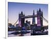 Tower Bridge, Shard and City Hall, London, England, United Kingdom, Europe-Charles Bowman-Framed Photographic Print