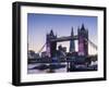 Tower Bridge, Shard and City Hall, London, England, United Kingdom, Europe-Charles Bowman-Framed Photographic Print