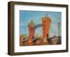 Tower Bridge, Study, 2019 (Oil on Canvas)-Antonia Myatt-Framed Giclee Print