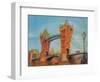 Tower Bridge, Study, 2019 (Oil on Canvas)-Antonia Myatt-Framed Giclee Print