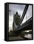 Tower Bridge, Thames River, London, England-Chuck Haney-Framed Stretched Canvas