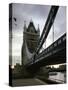 Tower Bridge, Thames River, London, England-Chuck Haney-Stretched Canvas