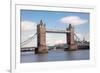 Tower Bridge, Thames River, London, England-null-Framed Photographic Print