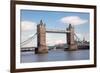 Tower Bridge, Thames River, London, England-null-Framed Photographic Print