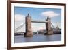Tower Bridge, Thames River, London, England-null-Framed Photographic Print