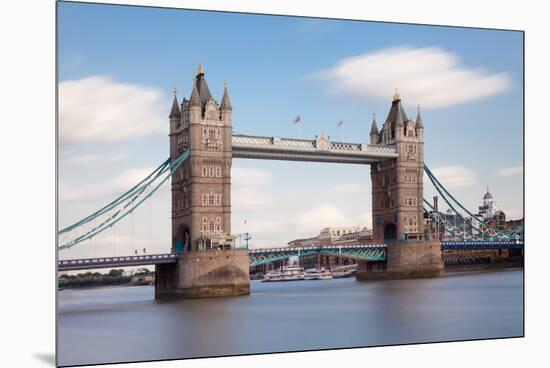 Tower Bridge, Thames River, London, England-null-Mounted Premium Photographic Print