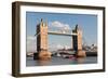 Tower Bridge, Thames River, London, England-null-Framed Photographic Print