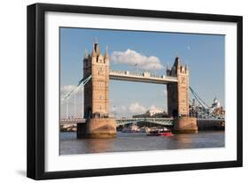 Tower Bridge, Thames River, London, England-null-Framed Photographic Print