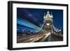 Tower Bridge traffic-Nick Jackson-Framed Art Print