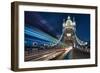 Tower Bridge traffic-Nick Jackson-Framed Art Print