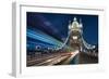 Tower Bridge traffic-Nick Jackson-Framed Art Print