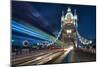 Tower Bridge traffic-Nick Jackson-Mounted Art Print