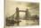 Tower Bridge Viewed from the River Thames, London, C1894-1931-William Lionel Wyllie-Stretched Canvas