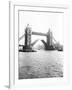 Tower Bridge with Bascules Open, London, C1905-null-Framed Photographic Print