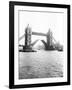 Tower Bridge with Bascules Open, London, C1905-null-Framed Photographic Print