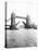 Tower Bridge with Bascules Open, London, C1905-null-Stretched Canvas