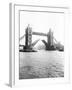 Tower Bridge with Bascules Open, London, C1905-null-Framed Photographic Print