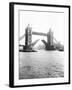 Tower Bridge with Bascules Open, London, C1905-null-Framed Photographic Print