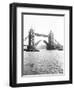 Tower Bridge with Bascules Open, London, C1905-null-Framed Premium Photographic Print