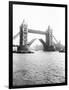 Tower Bridge with Bascules Open, London, C1905-null-Framed Photographic Print