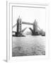 Tower Bridge with Bascules Open, London, C1905-null-Framed Photographic Print