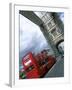 Tower Bridge with Double-Decker Bus, London, England-Bill Bachmann-Framed Photographic Print